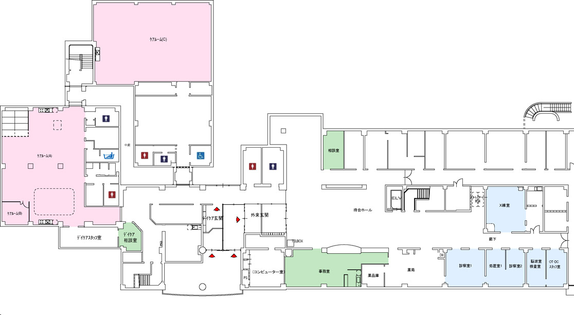 苫小牧緑ヶ丘病院1階
